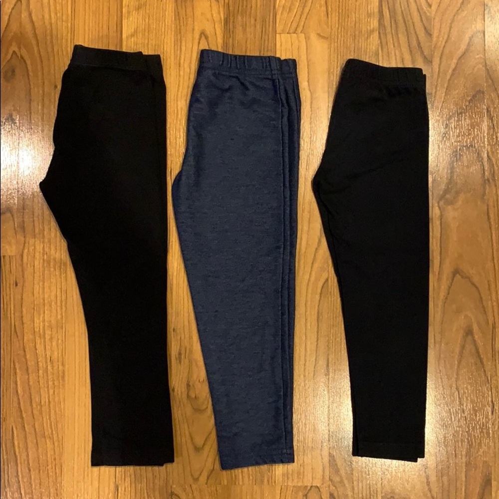 Carter’s and Old Navy Black and Jean leggings